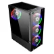 Корпус 1stPlayer V2-A-BK-4F1 Black без БП