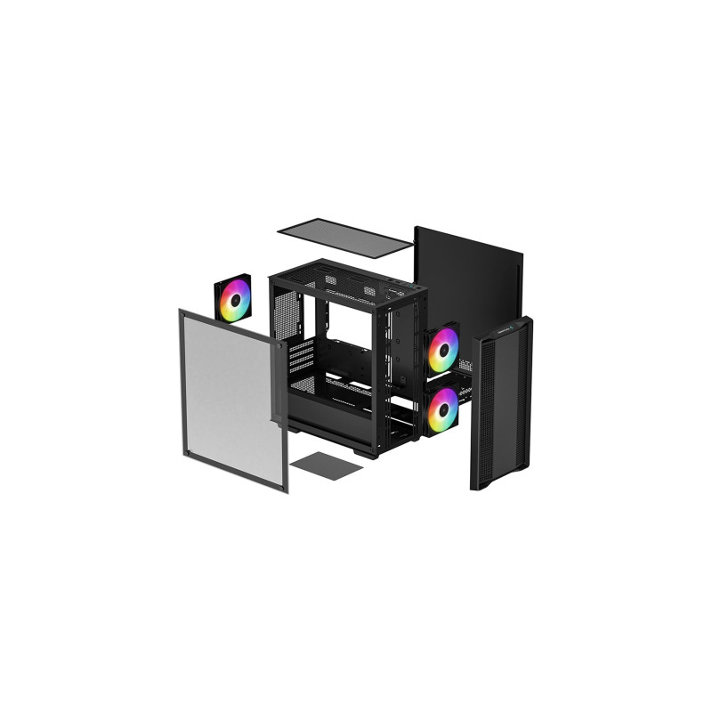 Корпус Deepcool CC360 ARGB Black (R-CC360-BKAPM3-G-1)