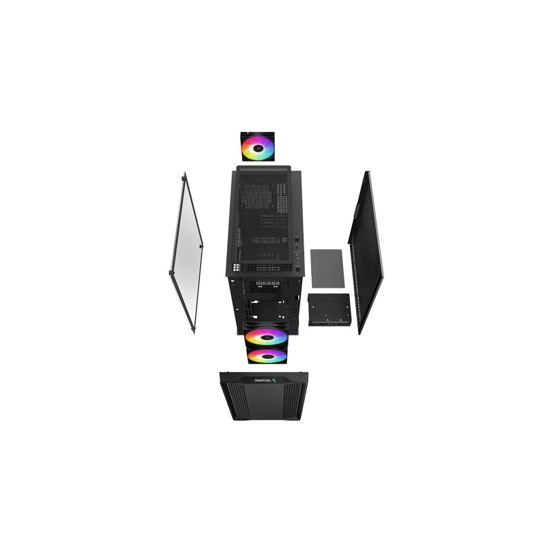 Корпус Deepcool CC360 ARGB Black (R-CC360-BKAPM3-G-1)