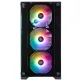 Корпус 1stPlayer X2-M-BK-4F7 Black без БП