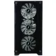 Корпус 1stPlayer X2-M-BK-4F7 Black без БП