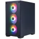 Корпус 1stPlayer X2-M-BK-4F7 Black без БП