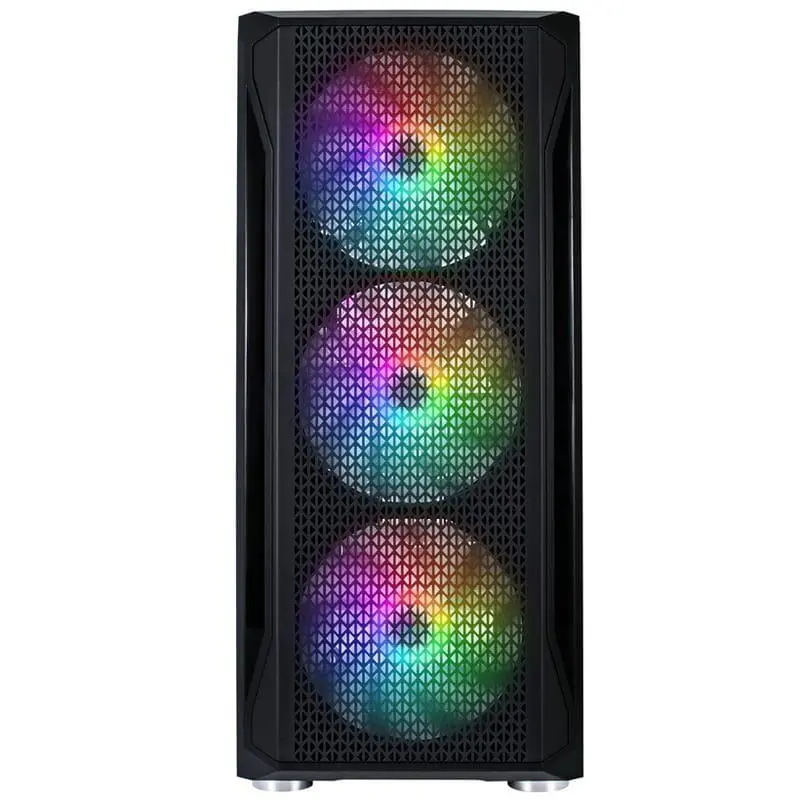 Корпус 1stPlayer X4-4F1 Black 600W