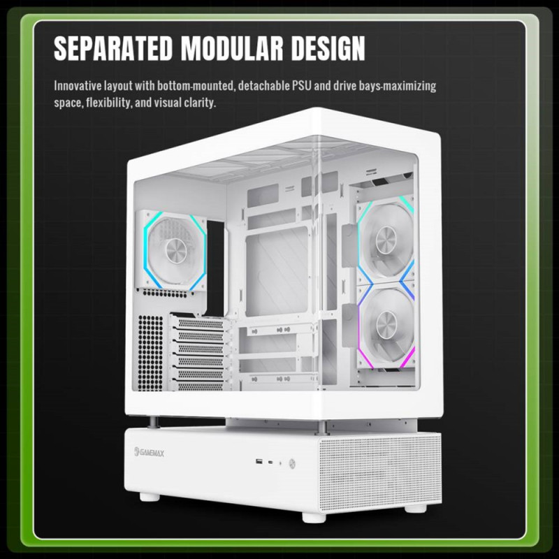 Корпус Gamemax N80 WH