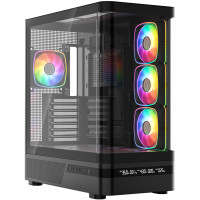 Корпус Modecom VOLCANO AQ200 ARGB MIDI BLACK (MC-A-AQ200-4FA-B)