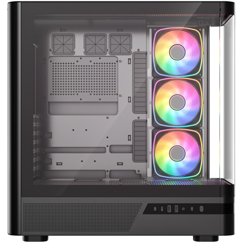 Корпус Modecom VOLCANO AQ200 ARGB MIDI BLACK (MC-A-AQ200-4FA-B)