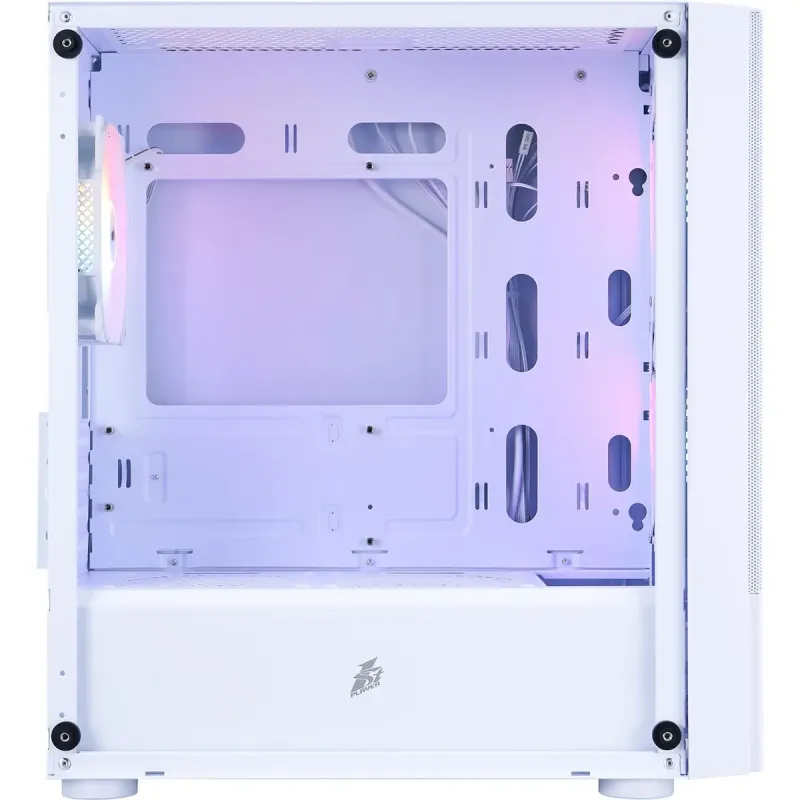 Корпус 1stPlayer X4-M-WH-2F1P-W-1F1-W White без БП