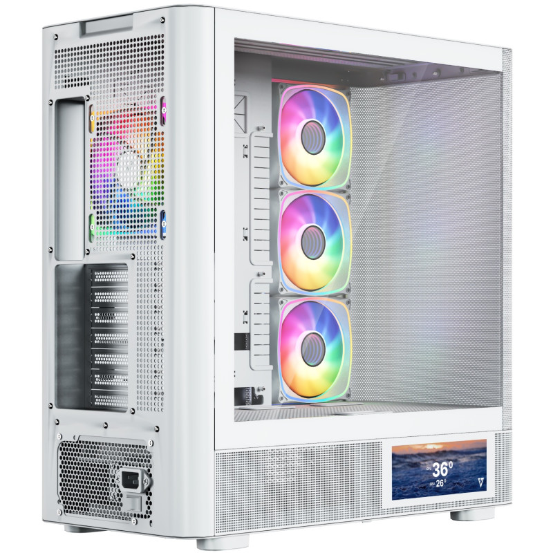 Корпус Modecom VOLCANO AQ400 ARGB MIDI WHITE (MC-A-AQ400-4FA-W)