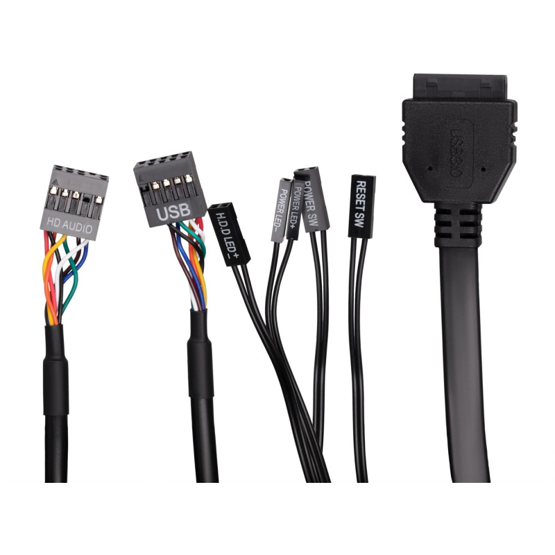 Корпус 2E TeamX TMX04 500W Black (2E-TMX04-500)