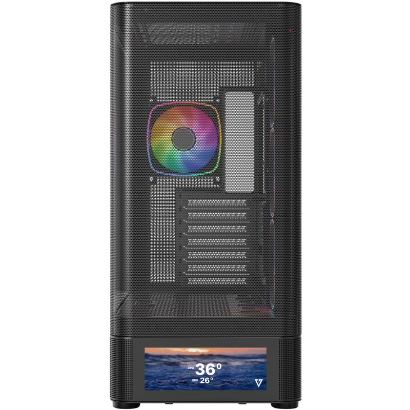Корпус Modecom VOLCANO AQ500 ARGB MIDI BLACK (MC-A-AQ500-4FA-B)