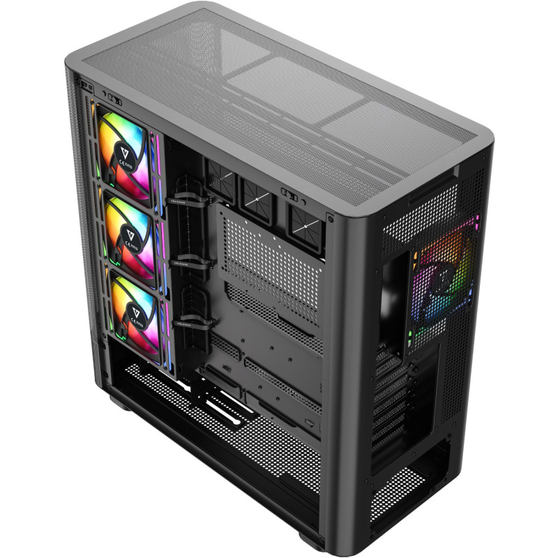 Корпус Modecom VOLCANO AQ500 ARGB MIDI BLACK (MC-A-AQ500-4FA-B)
