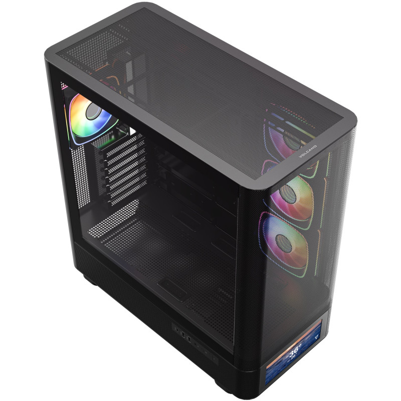 Корпус Modecom VOLCANO AQ500 ARGB MIDI BLACK (MC-A-AQ500-4FA-B)
