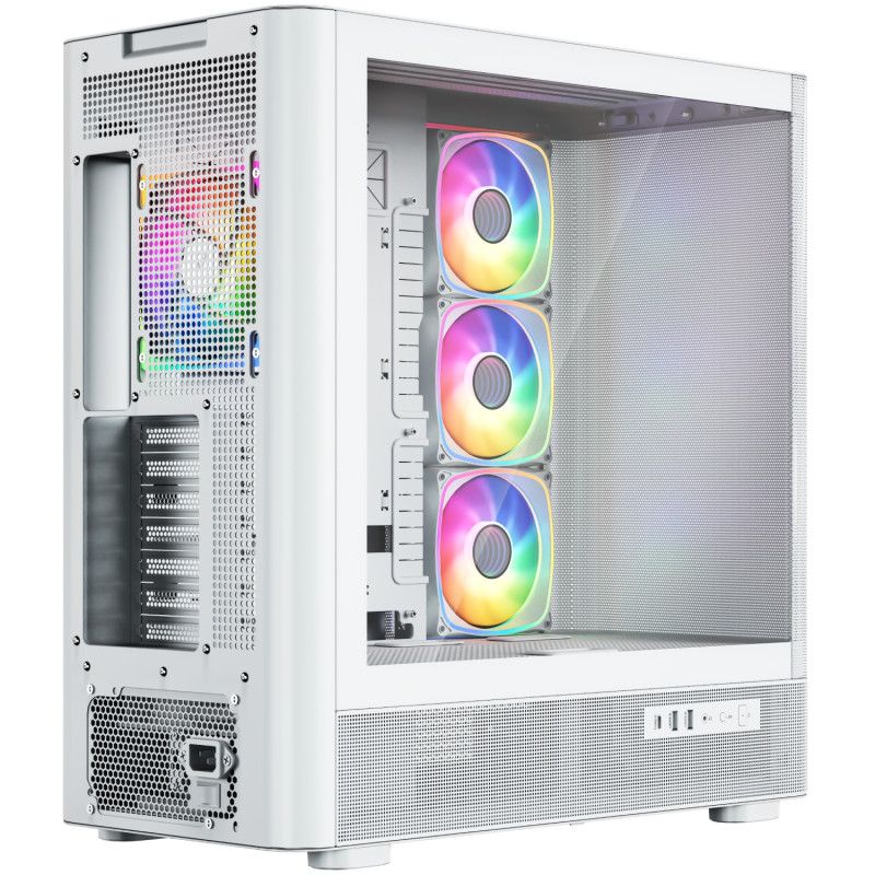 Корпус Modecom VOLCANO AQ500 ARGB MIDI WHITE (MC-A-AQ500-4FA-W)