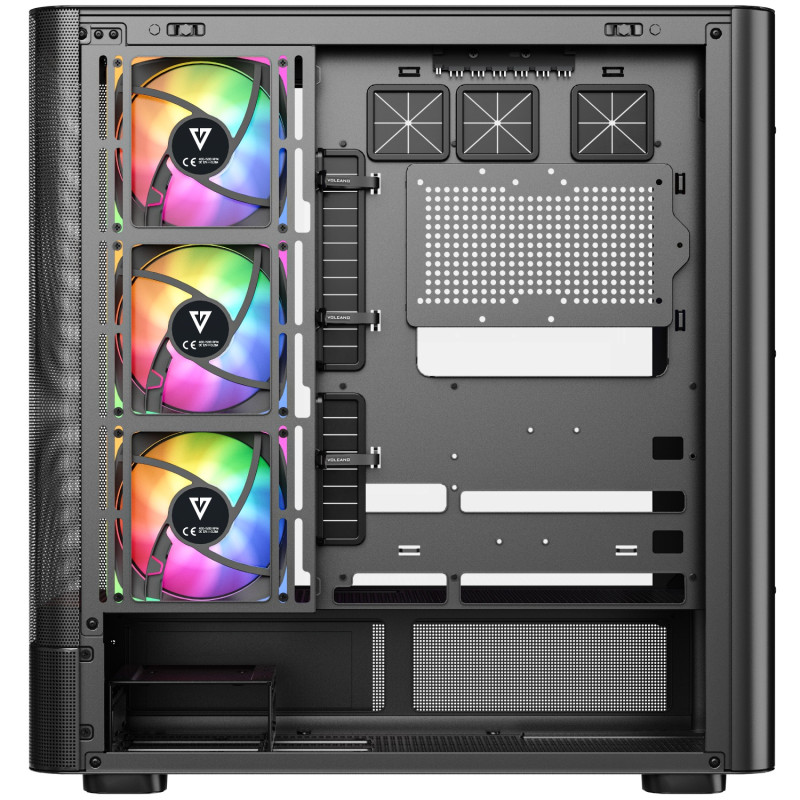Корпус Modecom VOLCANO AQ400 ARGB MIDI BLACK (MC-A-AQ400-4FA-B)