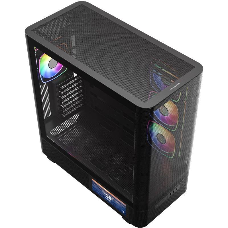 Корпус Modecom VOLCANO AQ400 ARGB MIDI BLACK (MC-A-AQ400-4FA-B)