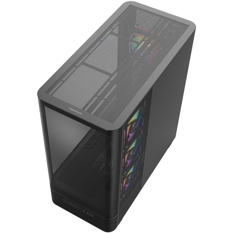 Корпус Modecom VOLCANO AQ400 ARGB MIDI BLACK (MC-A-AQ400-4FA-B)