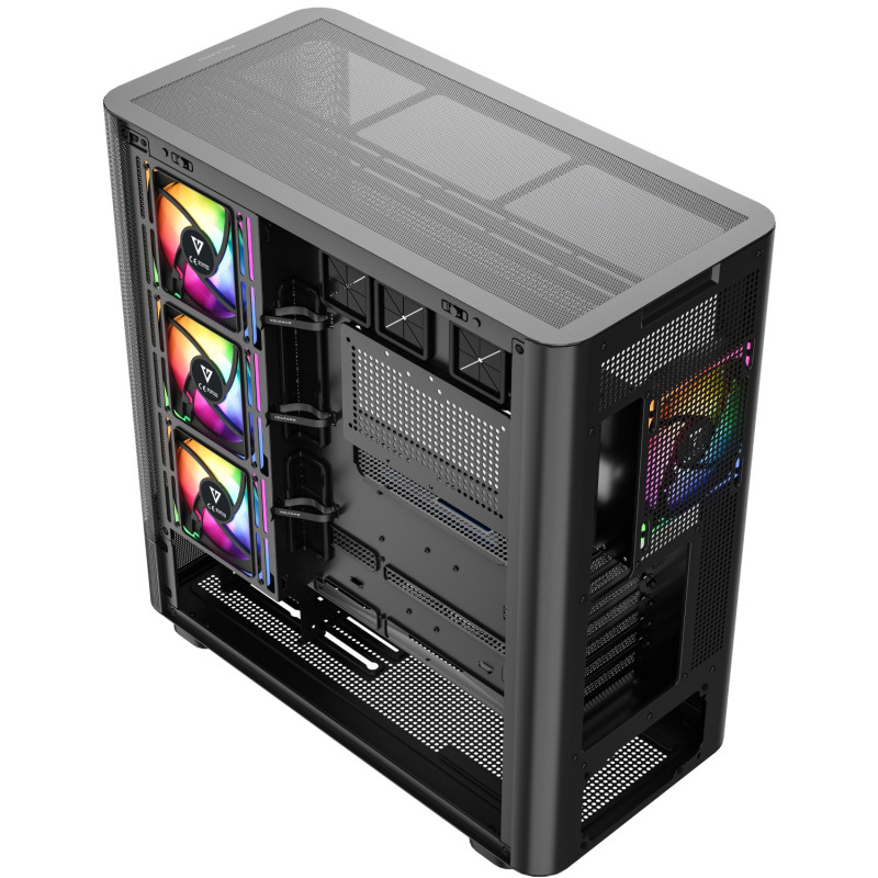 Корпус Modecom VOLCANO AQ400 ARGB MIDI BLACK (MC-A-AQ400-4FA-B)