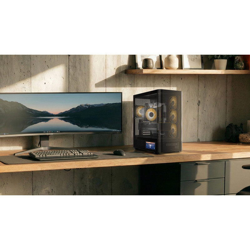 Корпус Modecom VOLCANO AQ400 ARGB MIDI BLACK (MC-A-AQ400-4FA-B)
