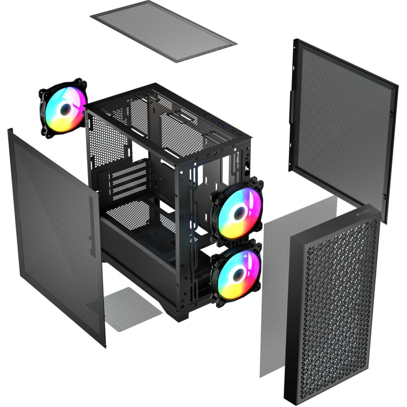 Корпус Logic concept DART PRO ARGB MINI MESH BLACK (AM-DART-PRO-ARGB-10)