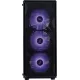 Корпус 1stPlayer FD3-M-BK-4F7 Black без БП