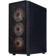 Корпус 1stPlayer FD3-M-BK-4F7 Black без БП