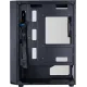 Корпус 1stPlayer FD3-M-BK-4F7 Black без БП