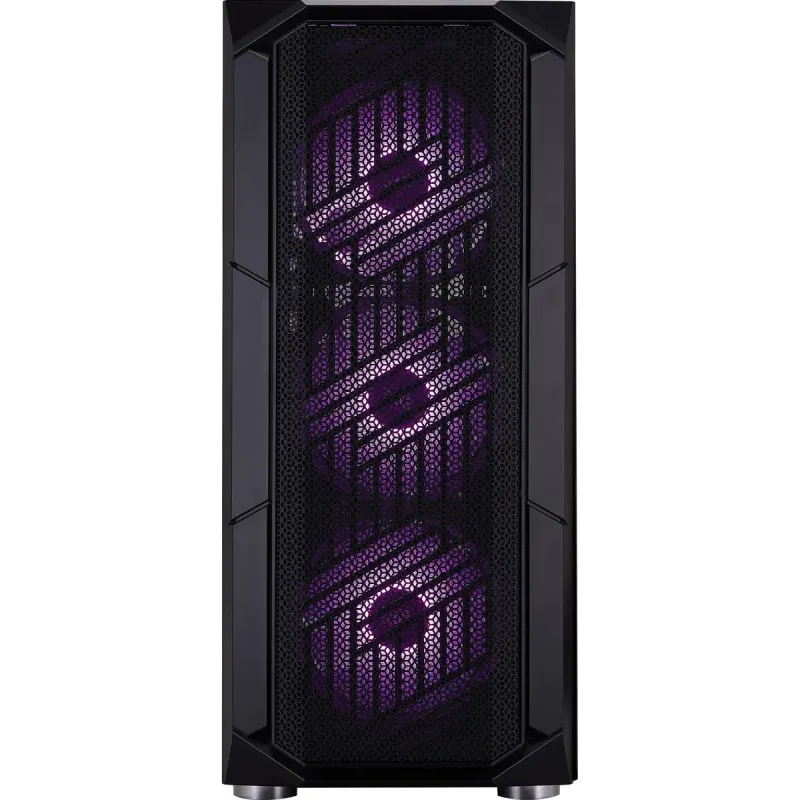 Корпус 1stPlayer XF-BK-4F7 Black без БП