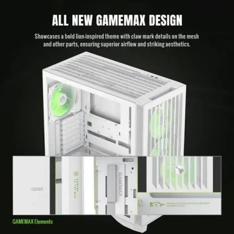 Корпус Gamemax LEADER 2 WH