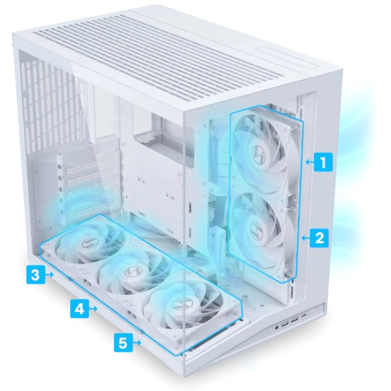 Корпус Lian Li O11 Dynamic Mini V2 Flow White (G99.O11DMIV2FW.00)