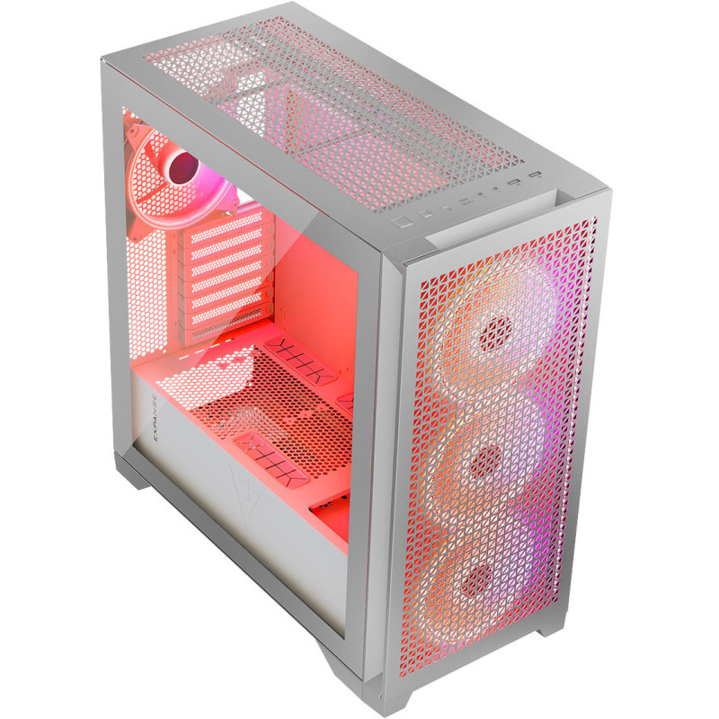 Корпус Modecom Volcano Space Apex ARGB Midi White (AT-SPACE-PG-20-000000-000)