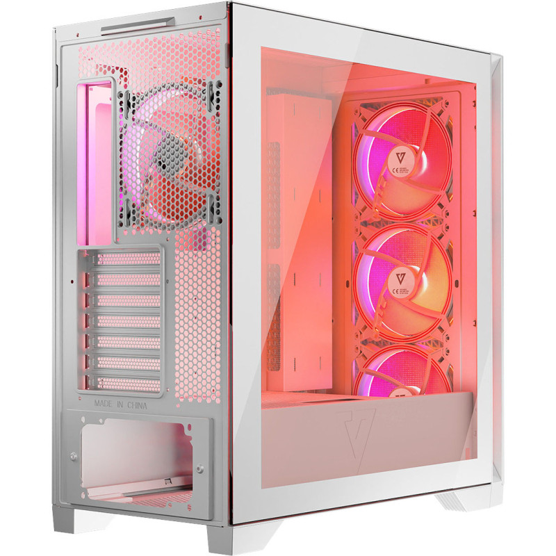 Корпус Modecom Volcano Space Apex ARGB Midi White (AT-SPACE-PG-20-000000-000)