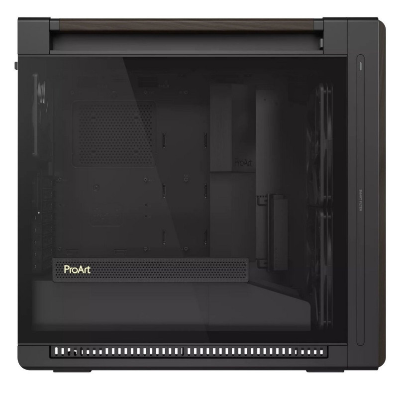 Корпус Asus ProArt PA602 Walnut Wood Tempered Glass Modern Black (90DC00J0-B09030)
