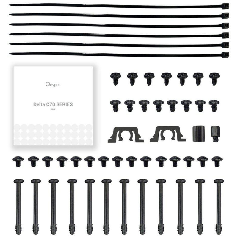 Корпус Ocypus Delta C70 ARGB Black with window (DELTA-C70-BKG400XX-GL)