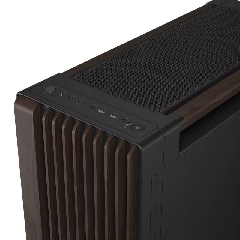 Корпус Asus ProArt PA602 Walnut Wood Metal Panel Modern Black (90DC00J0-B09040)