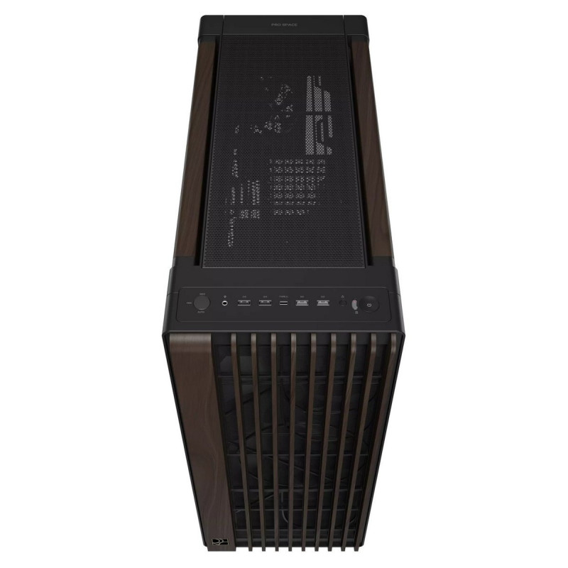 Корпус Asus ProArt PA602 Walnut Wood Metal Panel Modern Black (90DC00J0-B09040)