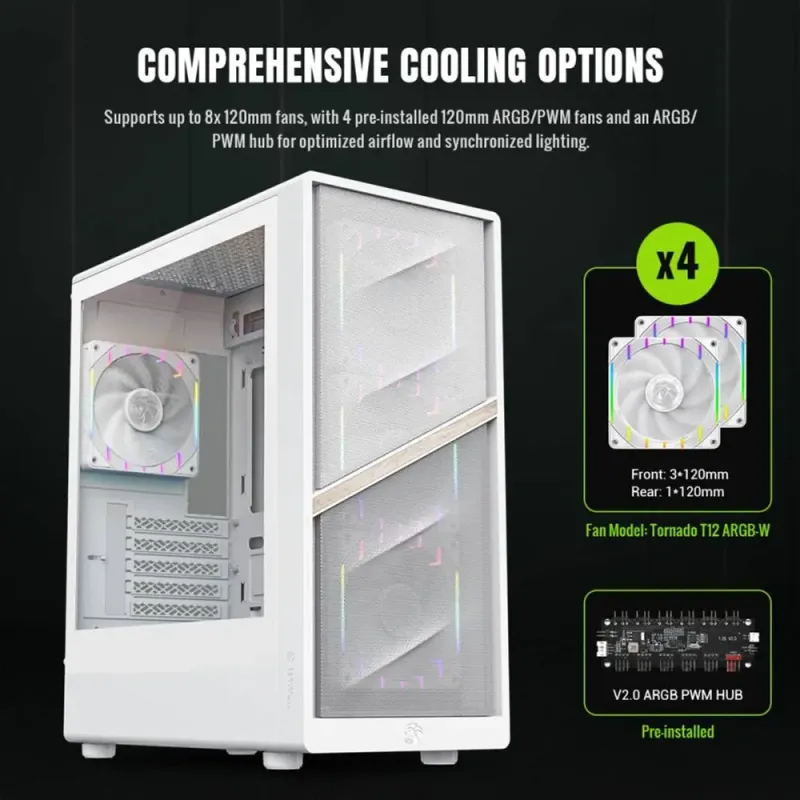 Корпус Gamemax AERIS 330 MW