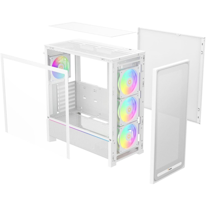 Корпус Ocypus Delta C70 ARGB White with window (DELTA-C70-WHG400XX-GL)