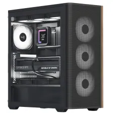 Корпус AeroCool D501A-G-BK-v2 (ACCM-DS01043.11) Black без БП