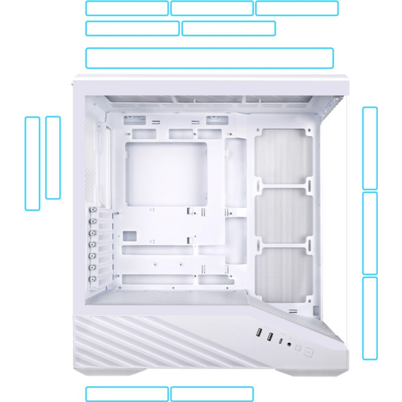 Корпус Lian Li Vector V100 White (G99.V100W.01)