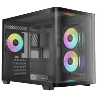 Корпус Ocypus Iota C50 Curve BK ARGB Black with window (OTA-C50-BKD300CD-GL)