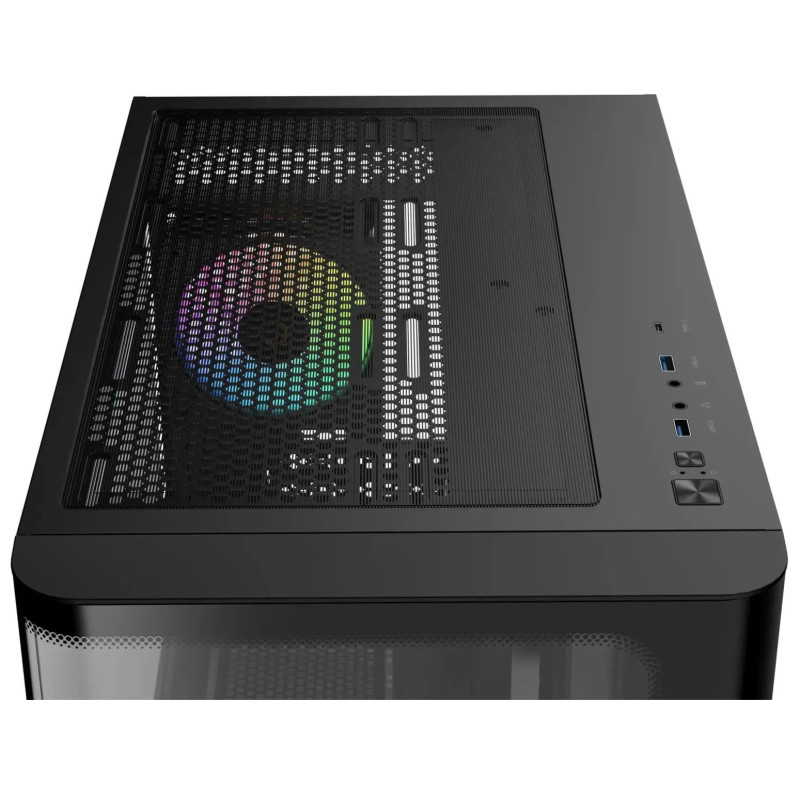 Корпус Ocypus Iota C50 Curve BK ARGB Black with window (OTA-C50-BKD300CD-GL)