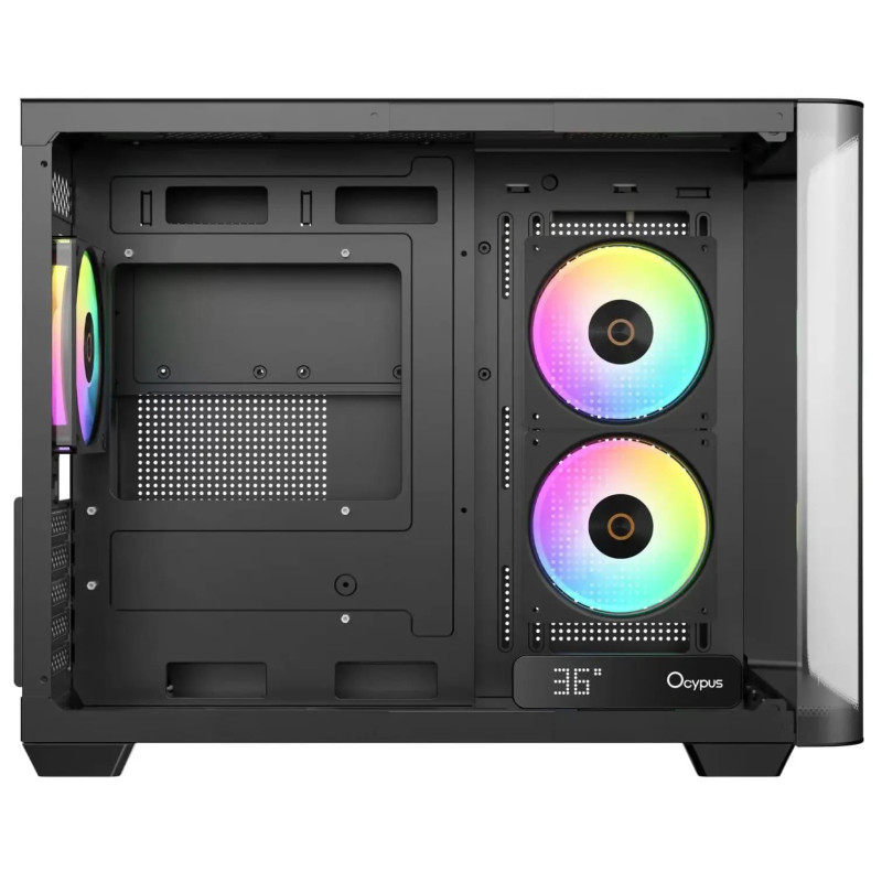 Корпус Ocypus Iota C50 Curve BK ARGB Black with window (OTA-C50-BKD300CD-GL)