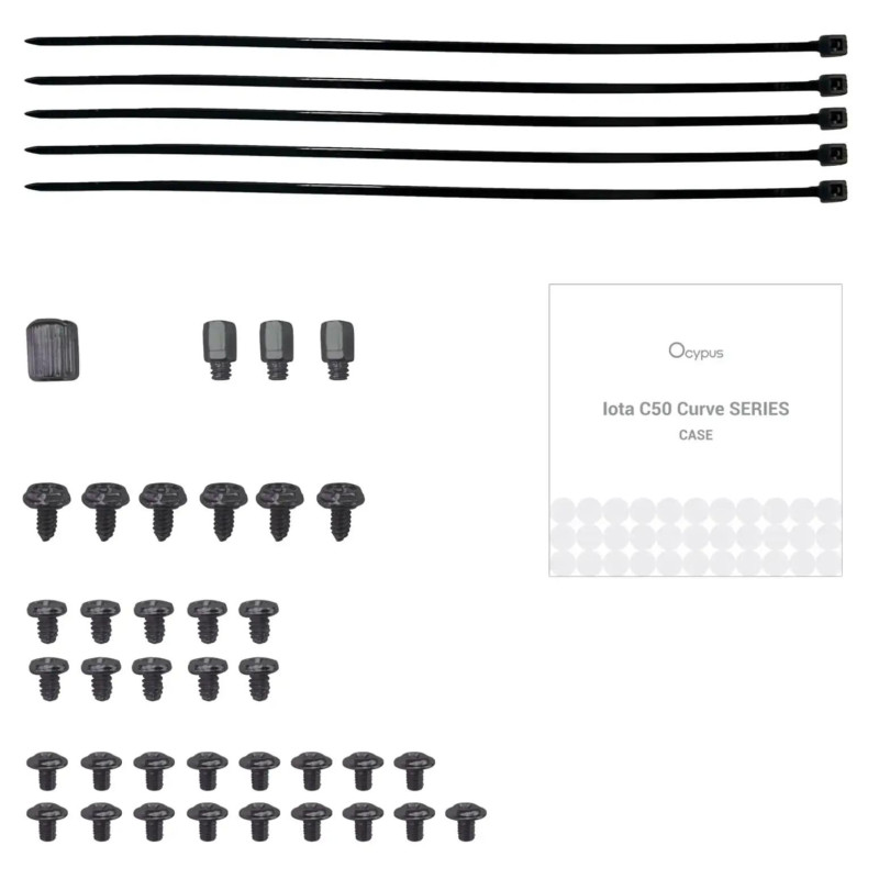 Корпус Ocypus Iota C50 Curve BK ARGB Black with window (OTA-C50-BKD300CD-GL)