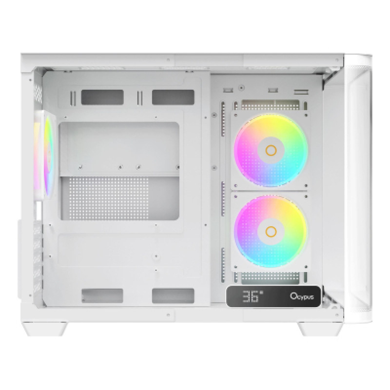 Корпус Ocypus Iota C50 Curve WH ARGB White with window (IOTA-C50-WHD300CD-GL)