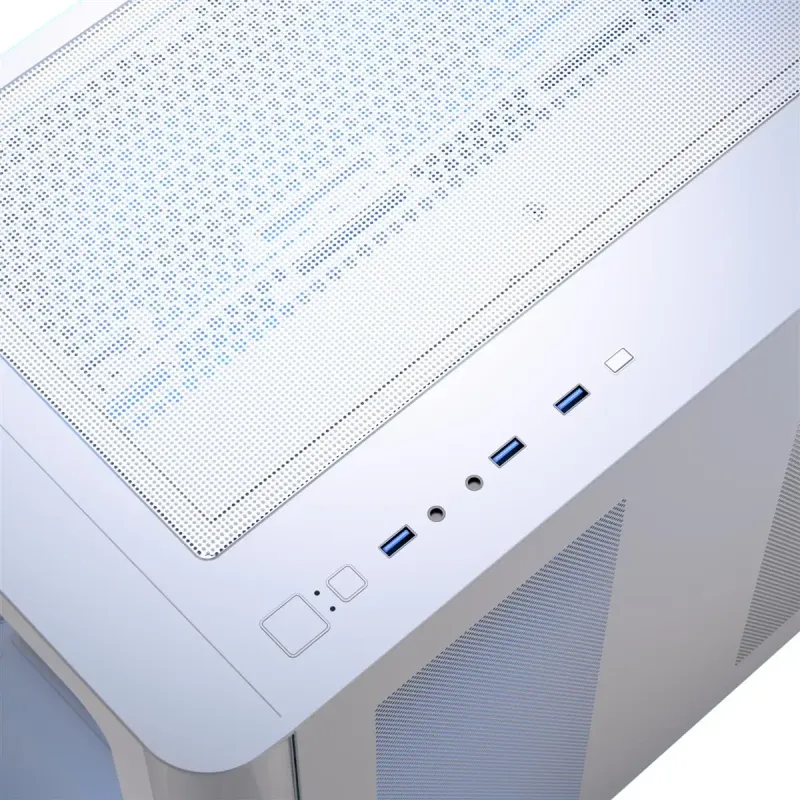 Корпус AeroCool P500C-G-WT-v1 (ACCM-PN01043.21) White без БП