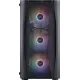 Корпус 1stPlayer  X3-M-4F1-BK