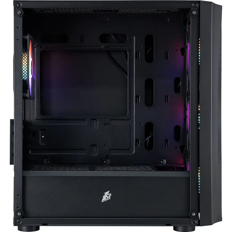 Корпус 1stPlayer  X3-M-4F1-BK