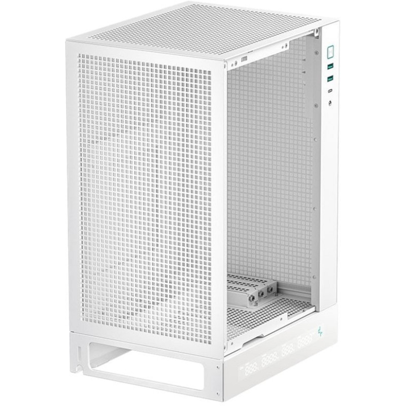 Корпус DeepCool CH170 Digital White (R-CH170-WHNPI0D-G-1)