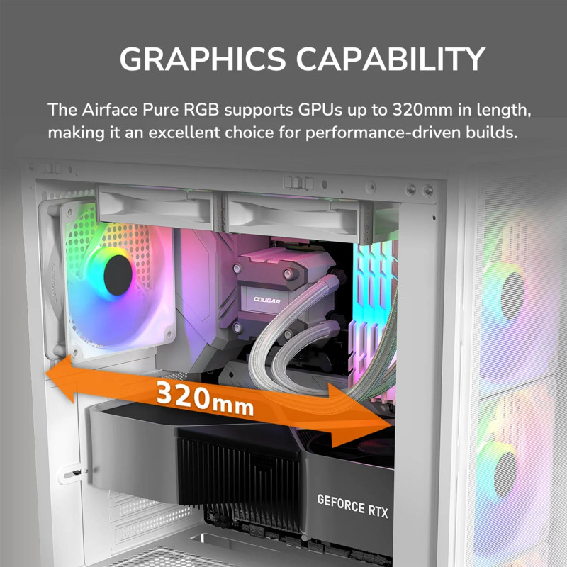 Корпус Cougar AIRFACE PURE RGB (White)