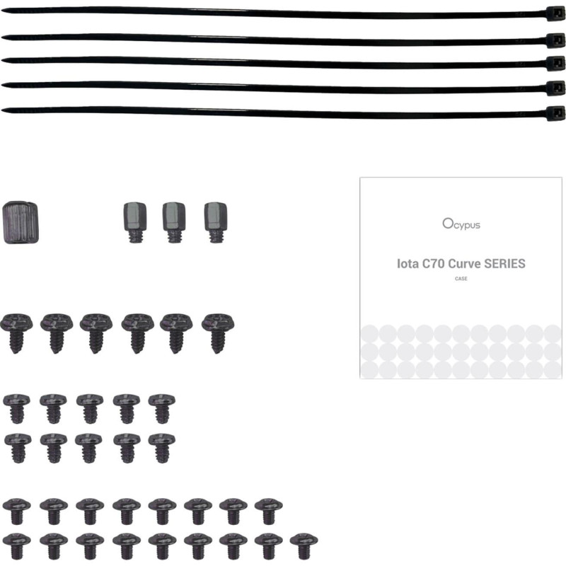 Корпус Ocypus Iota C70 Curve ARGB (Iota-C70-BKD400CD-GL)